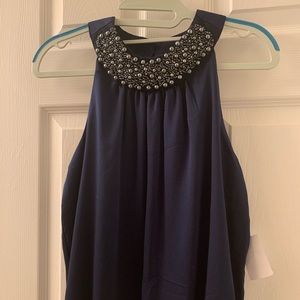 Navy blue tank top